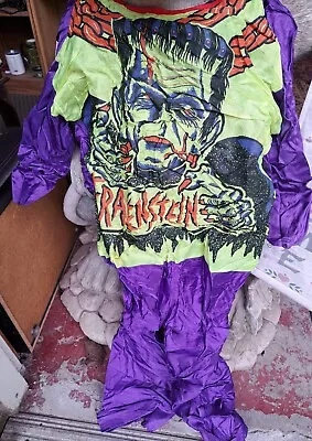 Vntg Universal Monster Frankenstein Halloween Costume 1965 Ben Cooper GLOWS! • $124.99