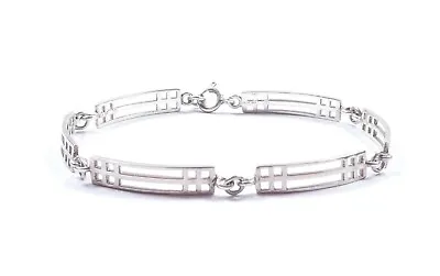 Kit Heath Bracelet Sterling Silver Charles Rennie Mackintosh Style 5.9g  • £35