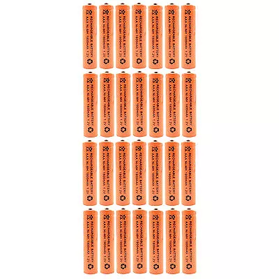 28 Pcs AAA 1800mAh Ni-MH 1.2V Rechargeable Battery Cell MP3 Toy Orange US Stock • $21.60