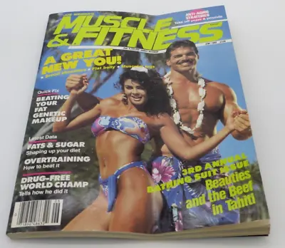 Muscle & Fitness Magazine June 1988 Bathing Suit Issue Body Building Interest • $7.99