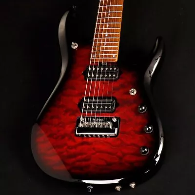 MUSIC MAN Ball Family Reserved JP7 John Petrucci Signature Ruby Quilt • $3182