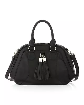 NEW Romeo & Juliet Couture R + J Handbags Cindy Black Satchel Bag Handbag Purse • $49.99