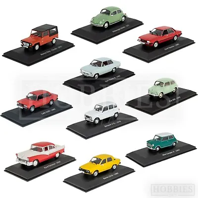 Hachette Classic Cars 1/43 Scale Diecast Car Models 60s 70s 80s • £11.69
