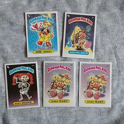 1985 Garbage Pail Kids Mini Award Cards 5 Card Lot..very Nice! • $2.99