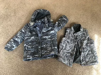 Boys Jacket & Vest Size 3-4 Years Army Print • $19