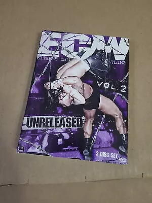 ECW UNRELEASED VOLUME 2 WWE Extreme Championship Wrestling 3-Disc DVD Set  • $20