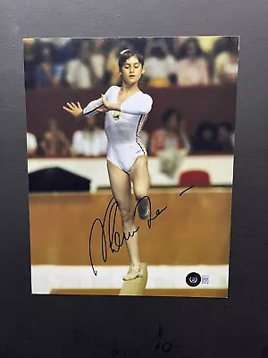 Nadia Comaneci Hot Signed Autographed Olympic Gymnast 8x10 Photo Beckett BAS Coa • $70