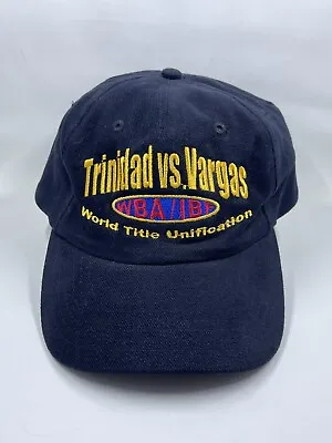 Vintage 2000 Trinidad Vs Vargas Boxing WBA / IBF Mandalay Bay Strapback Hat Cap • $34