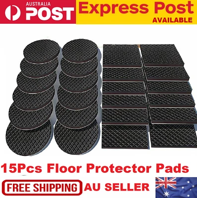 $7.28 • Buy 15pcs Non Slip Self-Adhesive Furniture Pads Table Chair Leg Pad Floor Protector