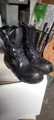 Vintage Bata Mens Boots Size 12 XN Black Mickey Mouse Military Extreme Cold Army • $92