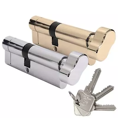 £21.86 • Buy Thumb Turn Euro Cylinder Barrel Front Door Lock UPVC Anti Snap Mila BreakSafe
