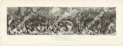 Death Of Nelson Trafalgar Battle Engraving Sharpe Maclise 1875 Art Print Poster • £28.70
