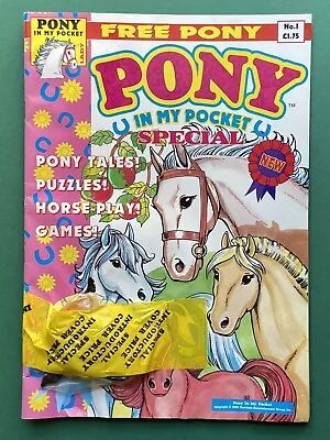 Pony In My Pocket Special Magazine #1 Free Pony! FN (Morrison 1995) V Rare • £9.99