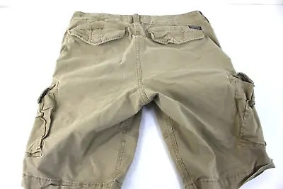 Superdry Core Cargo Khaki Men's 34W X 10L  Shorts    #C946 • $7.95