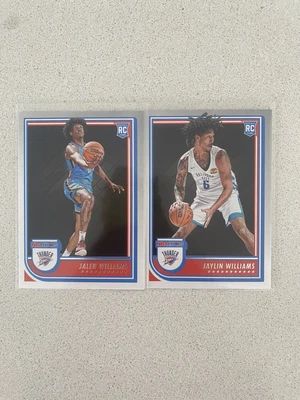$4.99 • Buy MINT Jaylin Williams And Jalen Williams 2022-23 NBA Hoops Rookie Cards - Thunder