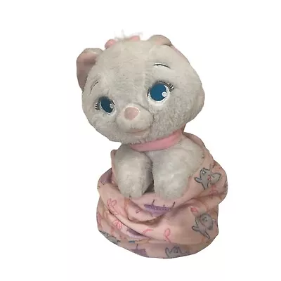 Disney Parks Marie Cat Stuffed Plush With Blanket Swaddle Disney Baby Aristocats • $7.19