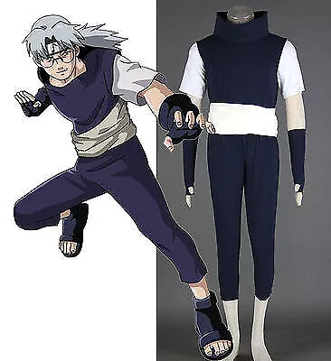 NARUTO Yakushi Kabuto Cosplay Costume Costume Cloth Manga Cartoon Anmie Top New • $61.19