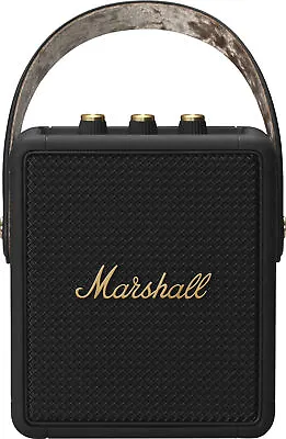 Marshall Stockwell II Portable Rechargeable Bluetooth Speaker - Black & Brass • $219.99