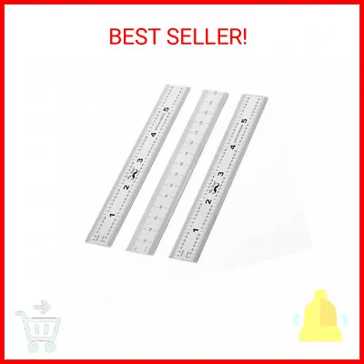 Mr. Pen- Machinist Ruler Ruler 6 Inch 3 Pack Mm Ruler Metric Ruler Millimet • $8.81