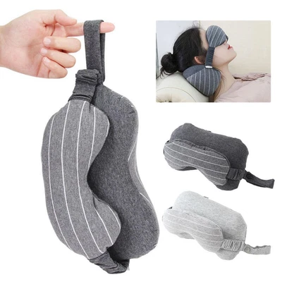 $8.05 • Buy Eye Mask 2-in-1 U-shaped Pillow Neck Pillow Travel Good Portable Cushion C0J2