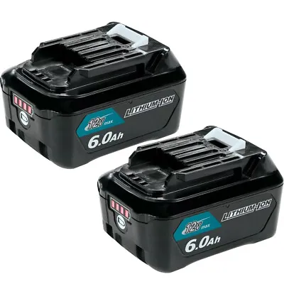 2x BL1041B 12V Makita 6.0Ah Max CXT Li-ion Battery BL1021B BL1020 BL1015 BL1016 • $45.89