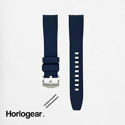 NAVY Rubber Watch Strap Band For Omega Swatch Speedmaster MoonSwatch Moonwatch • $28