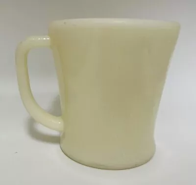 Vintage 1940's Ivory Fire King Ware Coffee Mug Cup D-Handle • $9.95