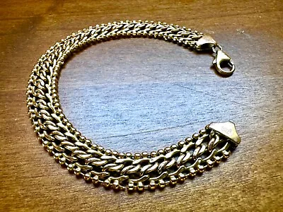 14k Milor Gold Bracelet Made In Italy • $555.55