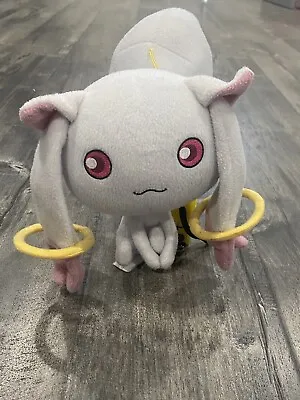 Puella Magi Madoka Magica Kyubey Plush Stuffed Animal 7  Anime Toy • $11.68