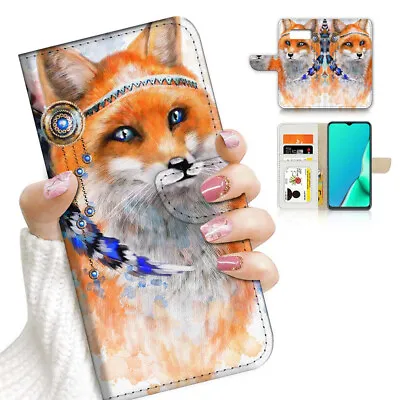 ( For Samsung S7 ) Wallet Flip Case Cover AJ23298 Indian Fox • $12.99