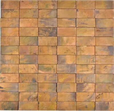 £147.06 • Buy Mosaic Mat Copper Chopsticks Tiles Brown Wall Veneer 49-1514_f | 10 Mats