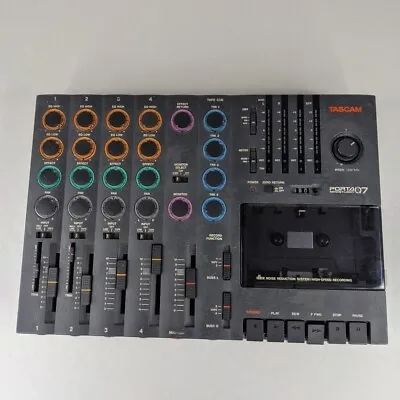 *PARTS OR REPAIR* Tascam Porta 07 Mini Studio 4 Track Cassette Recorder • $42.67