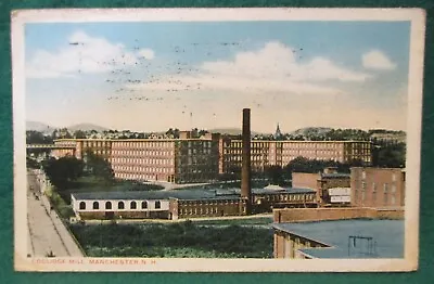 Estate Sale ~ Vintage Postcard - Coolidge Mill Manchester New Hampshire • $2.50