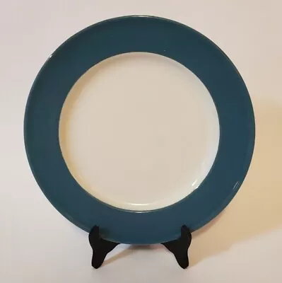 Set Of 4 Mayer China Beaver Falls PA USA 9  Salad Luncheon Plates Teal Green See • $21.99