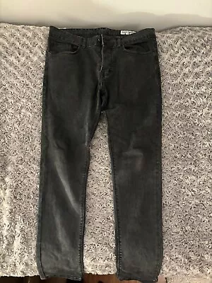 Denim Co. Men Black Jeans W32 L30 • £3