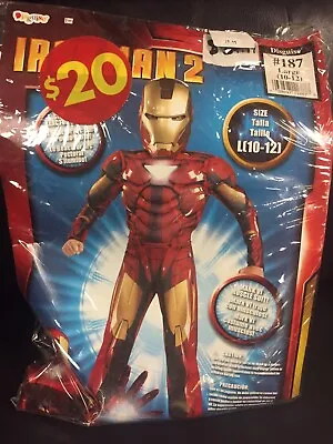 IRON MAN 2 Morph Suit Cosplay Childs M Costume NO MASK  • $9.99