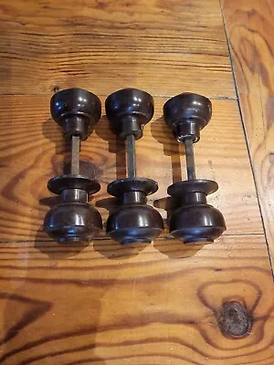 £75 • Buy Original Bakelite 1930s Door Handles Set Of 3 Free Uk Delivery