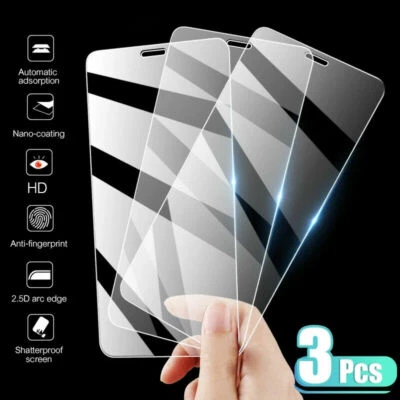$6.31 • Buy 3pack For IPhone 13 12 Mini 11 Pro XR XS Max Tempered Glass Screen Protector