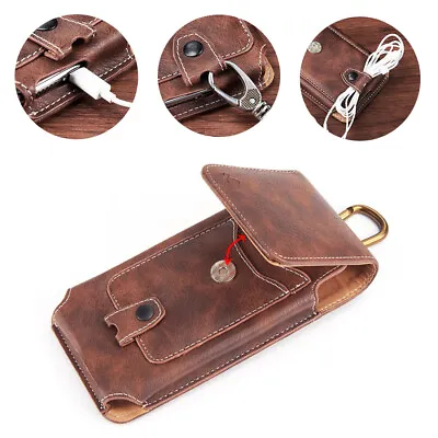 $13.99 • Buy Universal Smart Phone PU Leather Vertical Phone Case Blet Clip Holster Cover