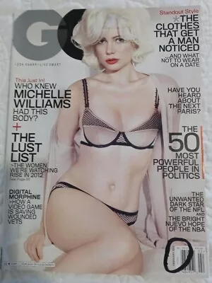 Gq Magazine- Michelle Williams - February 2012 Issue • $4.99