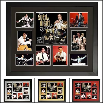 Elvis Presley Signed Framed Memorabilia Limited Edition  • $120