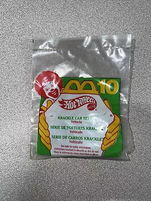 1995 McDonalds Happy Meal Hot Wheels Krackle Car Series 10 Sealed In Bag# • $2.75