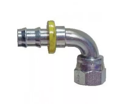 #6AN Fuel Line Fitting Female 90 Degree To 3/8in Barb • $17.95