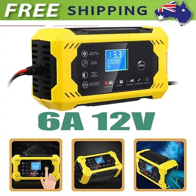 12V 6A Smart Automatic Charger Car Battery Charger Maintainer Motorcycle Repair • $23.96