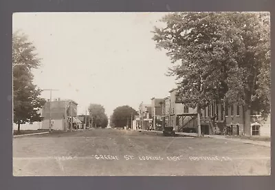 Postville IOWA RPPC 1919 MAIN STREET Stores Nr Waukon Decorah Monona Ossian IA • $29.99