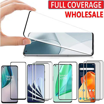 Wholesale Lot 5x 10x 20x Full Cover Tempered Glass Screen Protector For OnePlus • $25.99