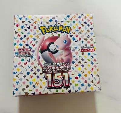 Pokemon Card 151 Sv2a Booster Box Japanese Scarlet & Violet Without Shrink • $89