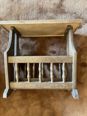 £5 • Buy Wood Magazine Rack / Side Table
