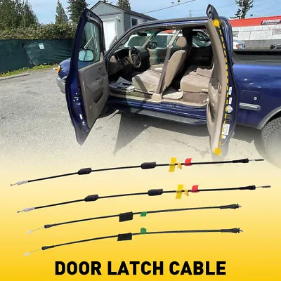 For 1997-04 Ford F150 F250 Rear Door Upper+Lower Side Door Latch Release Cable E • $32.99