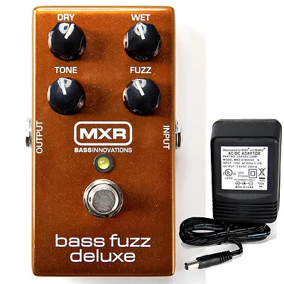 MXR M-84 Bass Fuzz Deluxe W/ 9v Power Supply Free Shipping! • $149.99